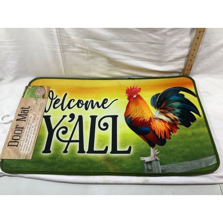 Country Side Welcome Yall 30x18'' Door Mat