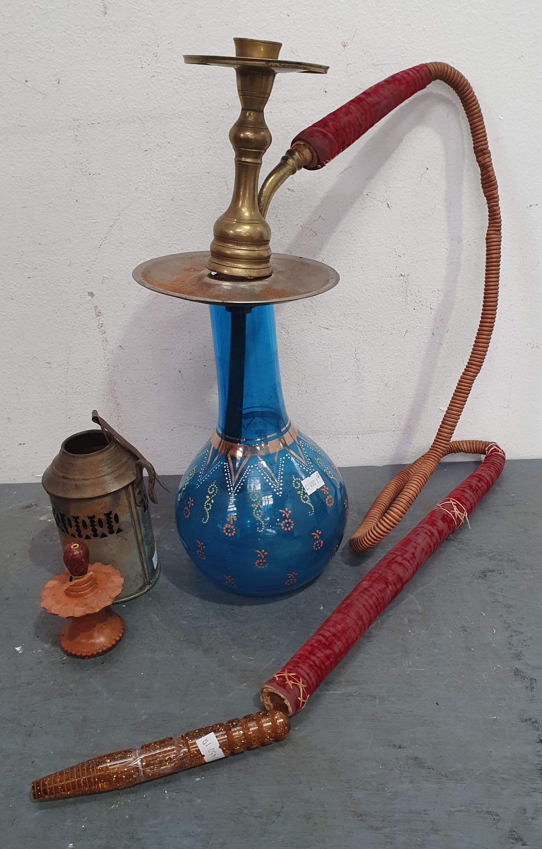 A VINTAGE MIDDLE EASTERN HOOKAH