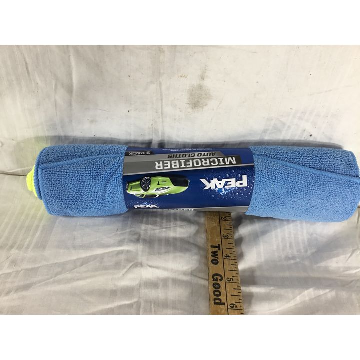 Peak Microfiber Auto Cloths - 3 Pack