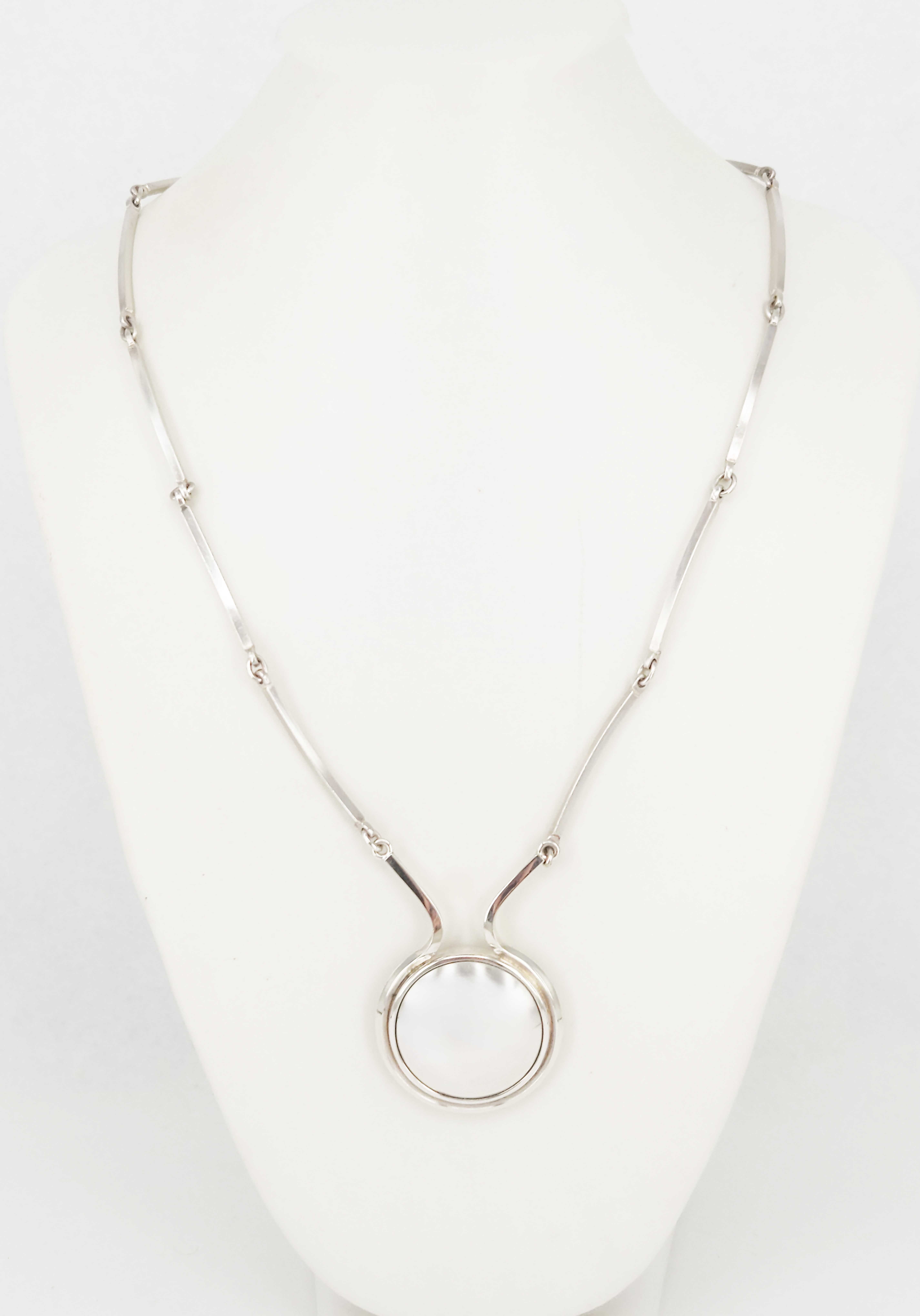 A Danish Niels Erik Sterling Silver Necklace