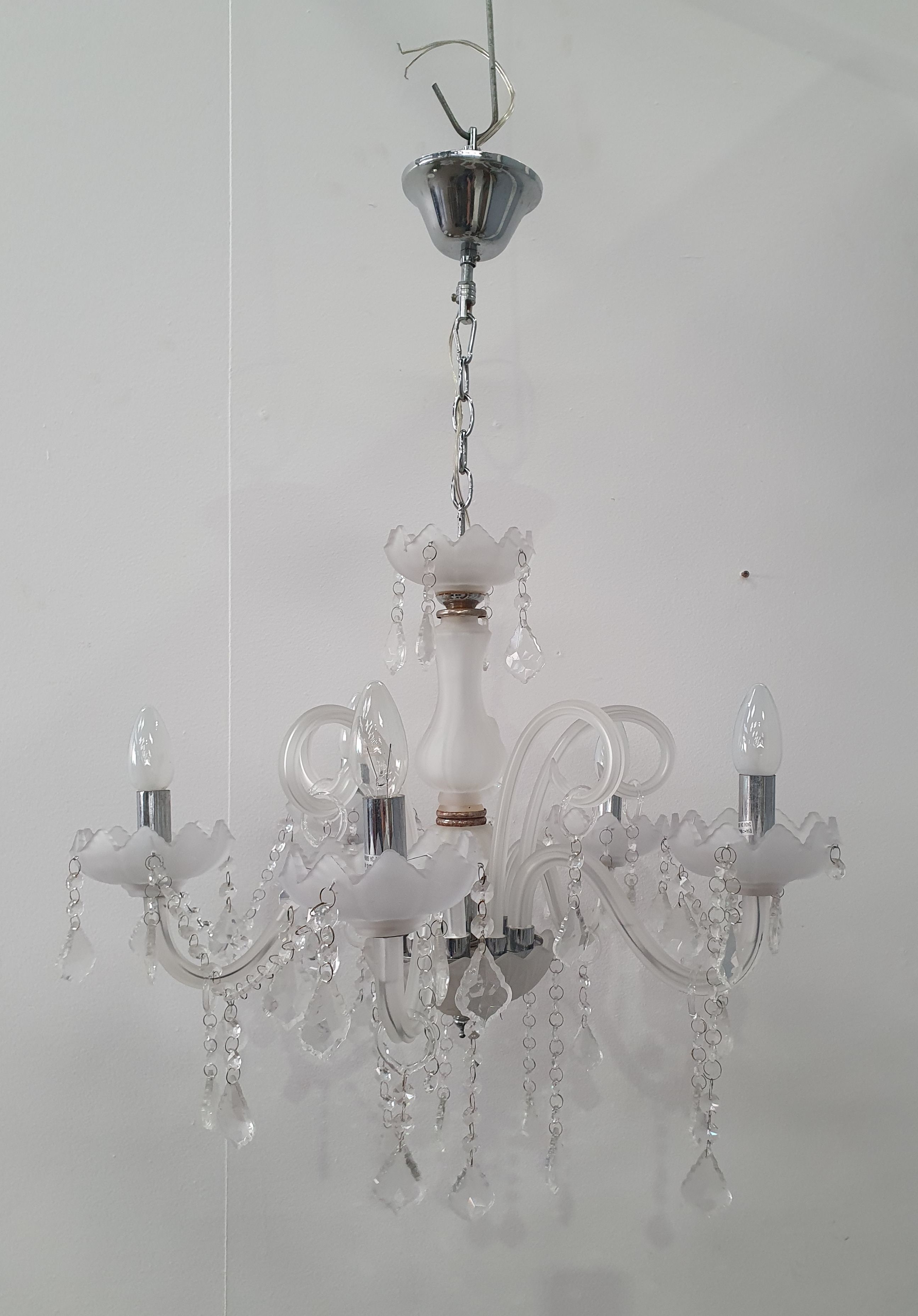 A Glass Chandelier