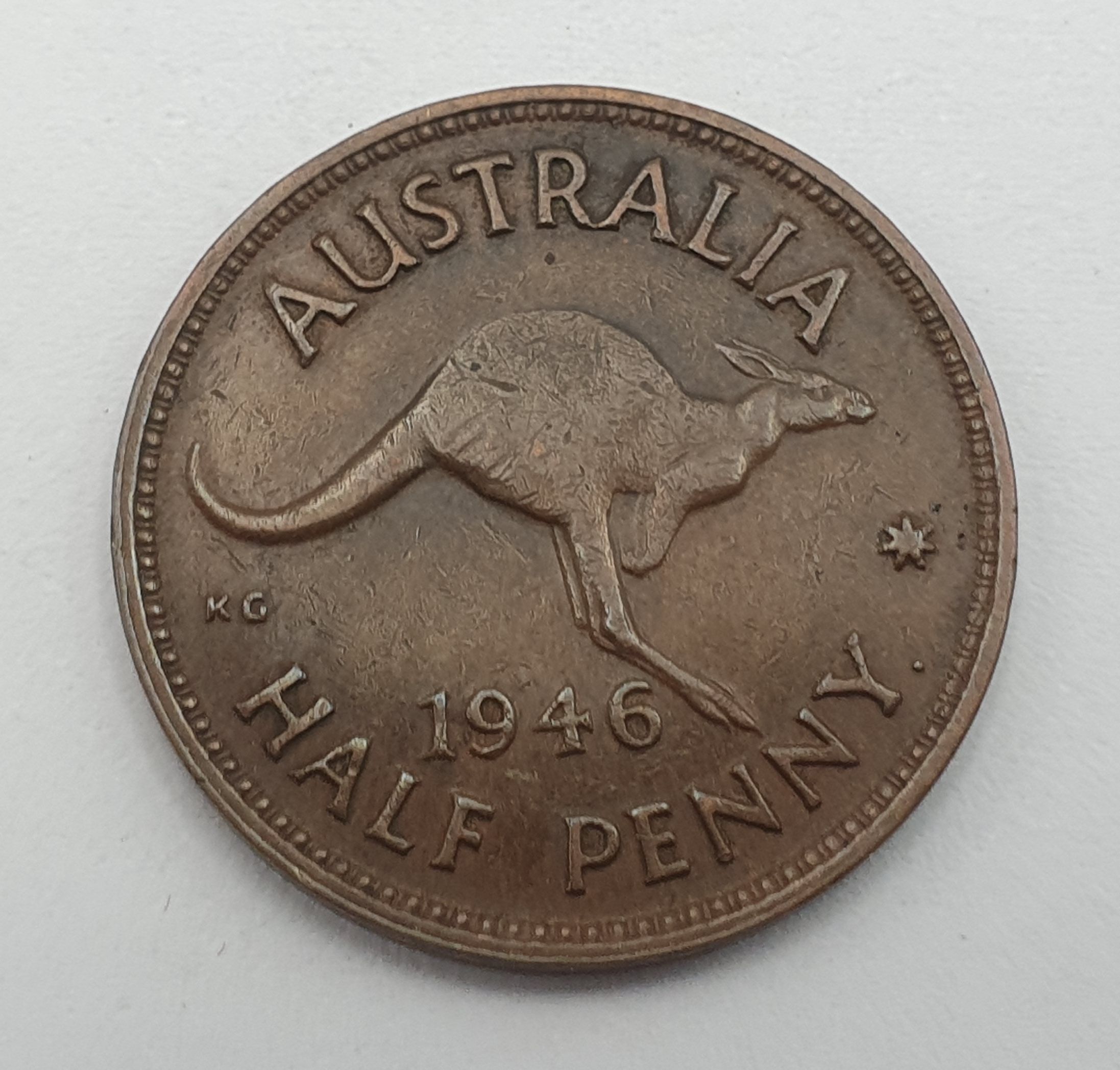 189 · AN AUSTRALIAN 1946 HALF PENNY