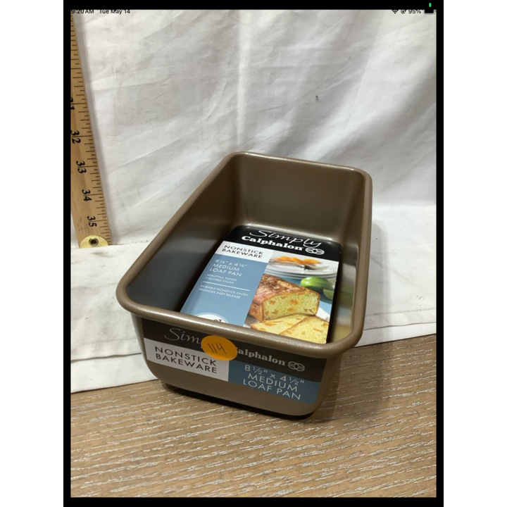 Simply Calphalon Nonstick Bakeware 8.5"x4.5" Loaf Pan
