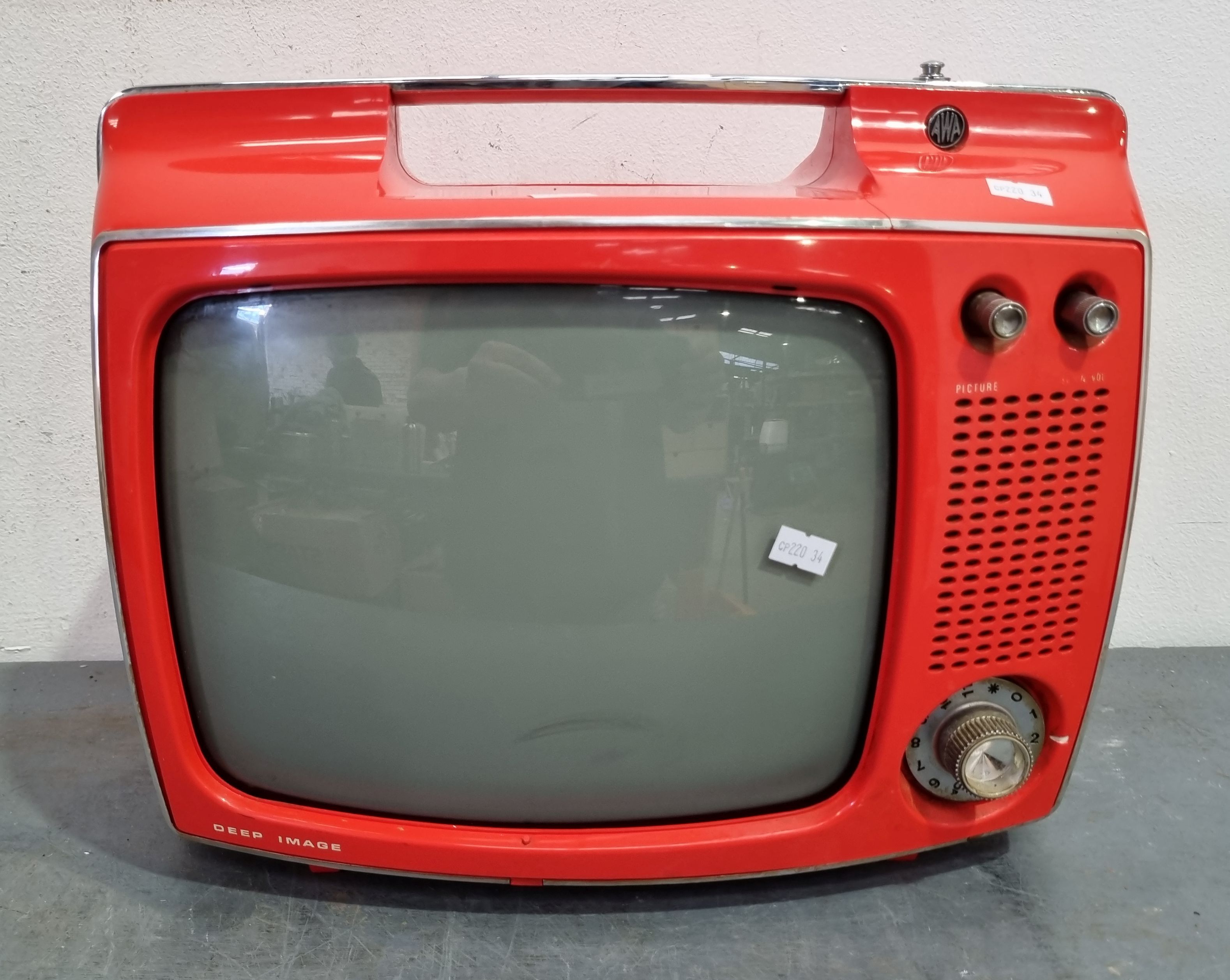 A Deep Image Vintage Television