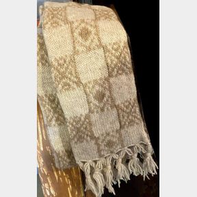LUXURY ECO POSSUM FUR & MERINO LAMBSWOOL SCARF