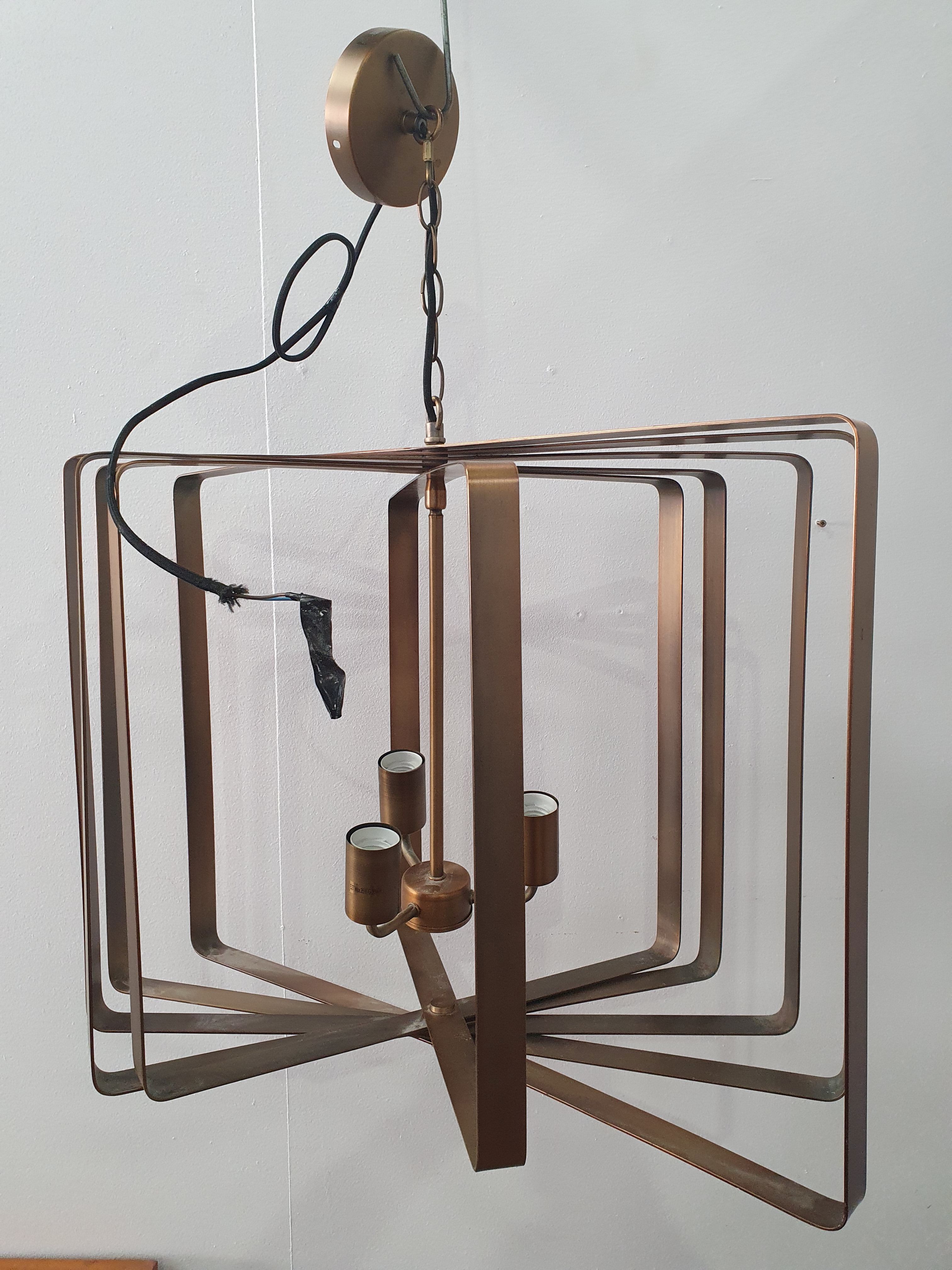 A Modern - Industrial Style Hanging Light