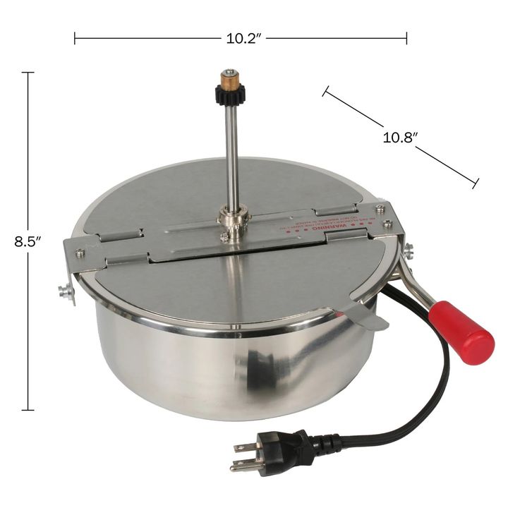 Great Northern 8oz Replacement Popcorn Popper Kettle