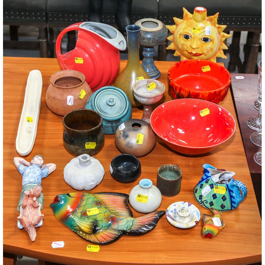Large Group of Pottery Items