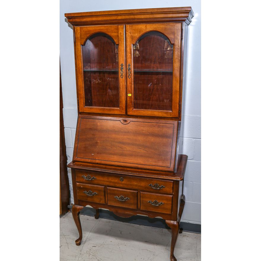 A Queen Anne Style Slantfront Secretary Cabinet