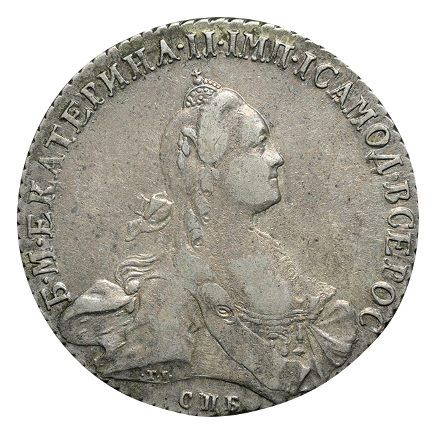 RUSSIA エカテリーナ2世 Catherine II 10ルーブル金貨 - コレクション