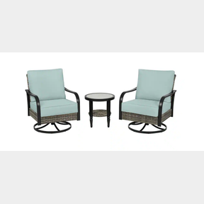 Hampton Bay Windswept 3-Piece Metal Outdoor Bistro Set - WW5