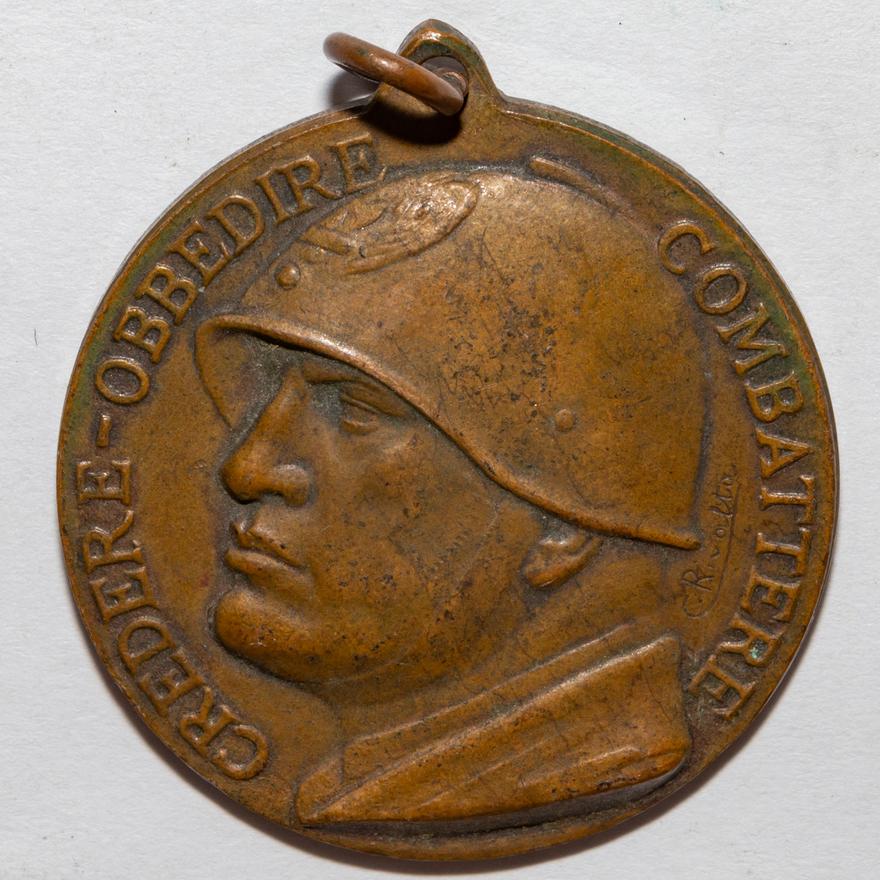 Credere Obbedire Combattere 1928 Mussolini Medal Barnebys