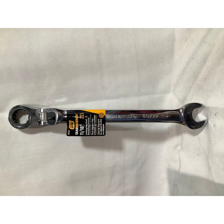 GearWrench XL 11/16" Locking Flex Head Ratcheting Wrench 12pt
