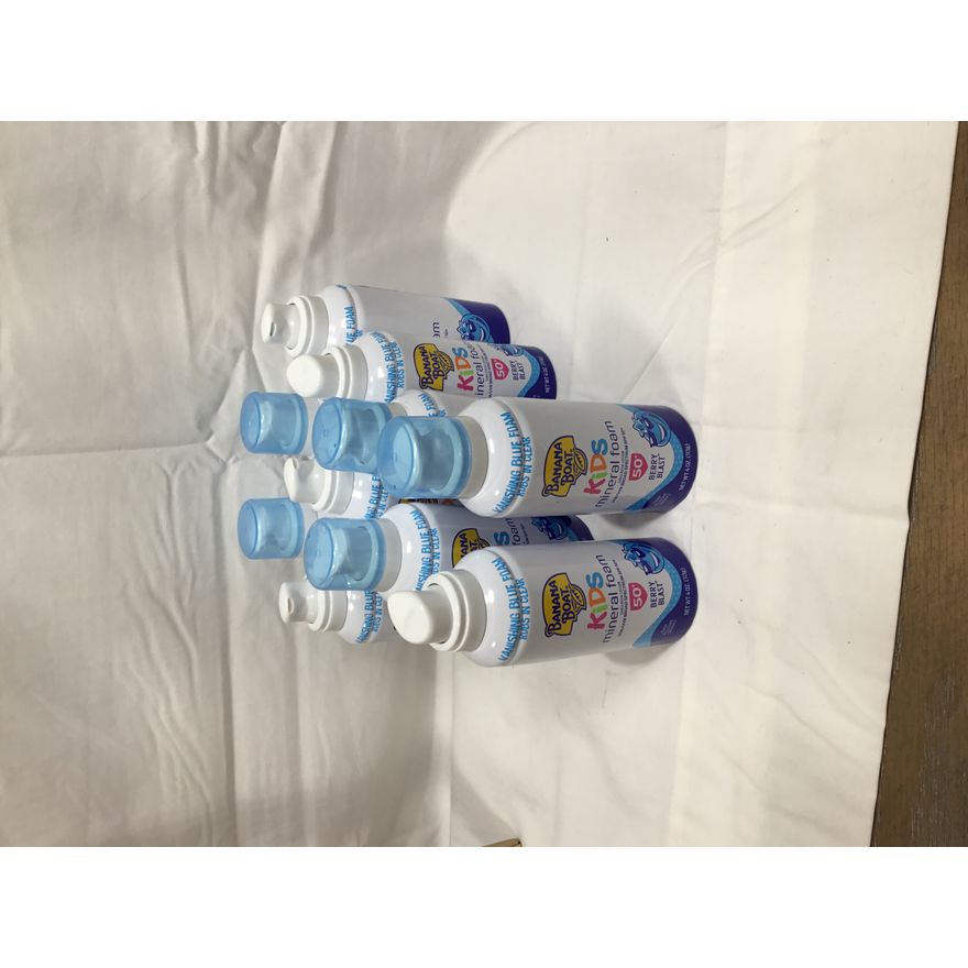 Buying (10) 4oz Banana Boat Kids Mineral Foam 50+ Berry Blast
