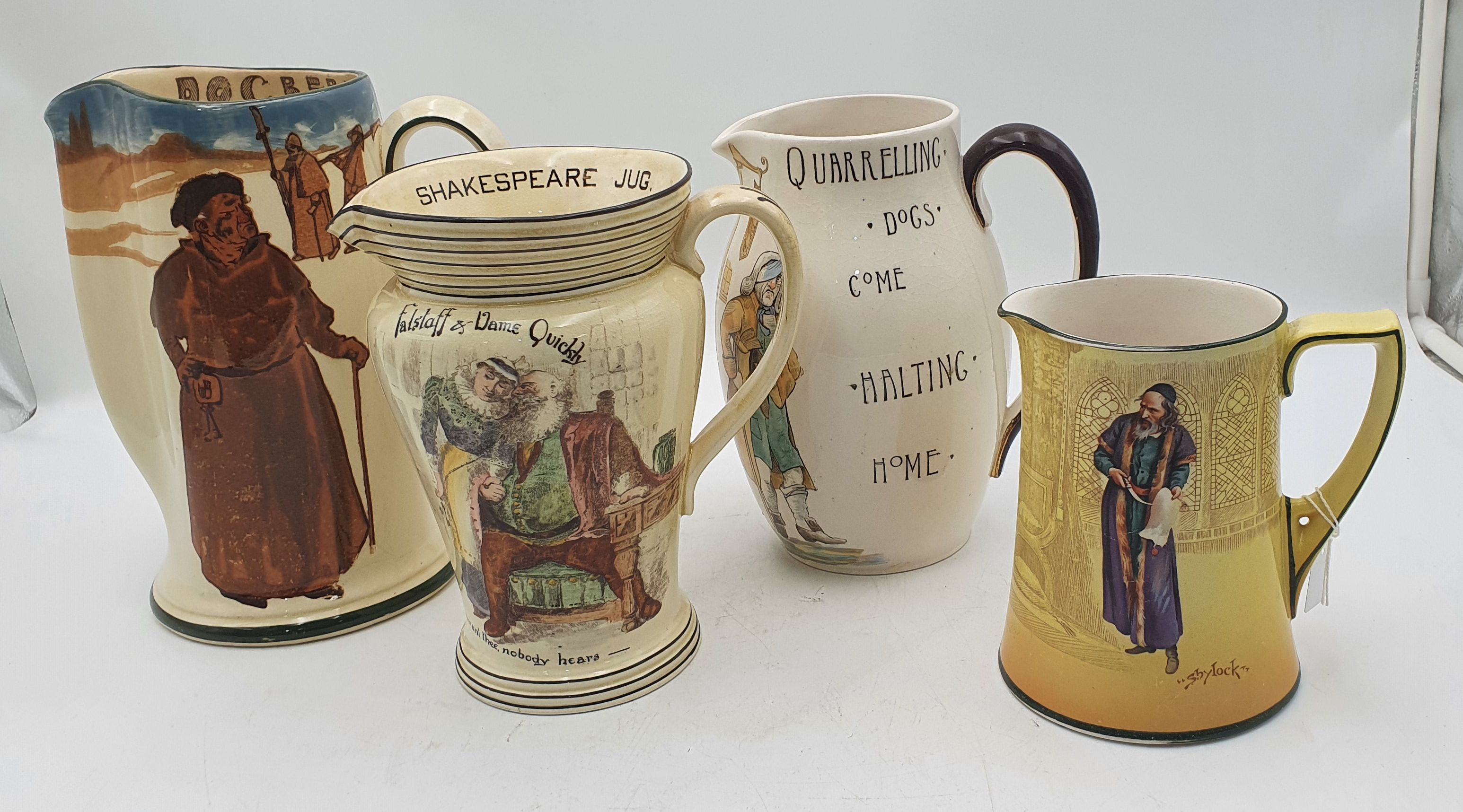 162 · FOUR ROYAL DOULTON CERAMIC JUGS
