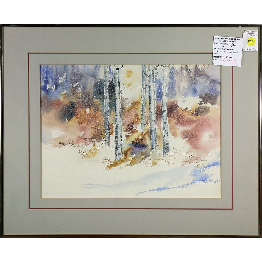 Watercolor, Sheila Langlois