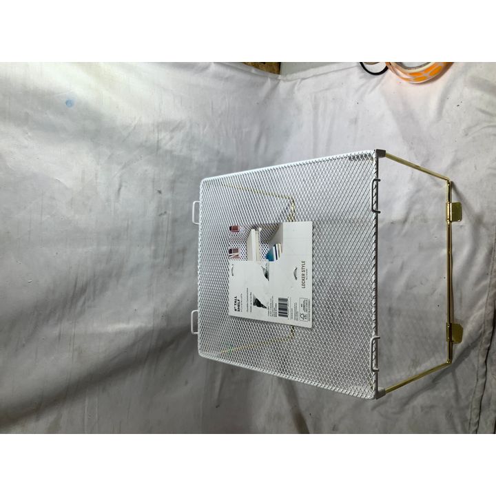 Locker Style 8" Tall White Shelf (11"L x 10"W x 8"H)
