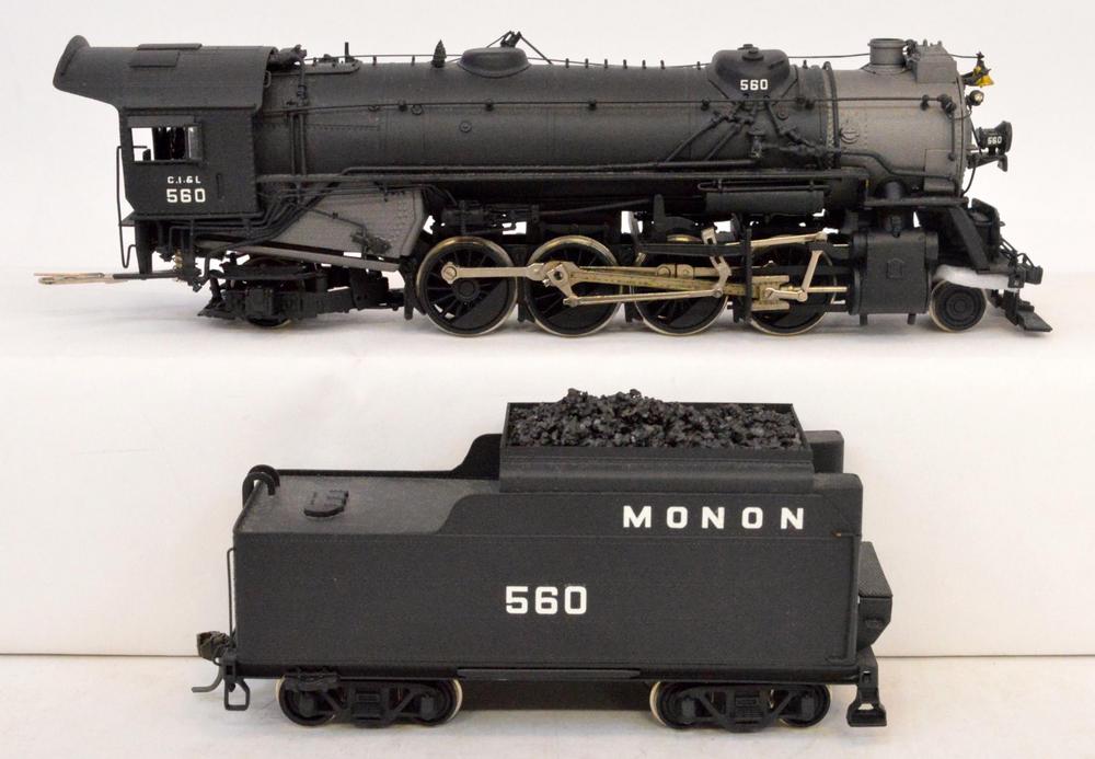 Overland Ho Brass Monon J 3 2 8 2 560 565 Mikado Steam Locomotive
