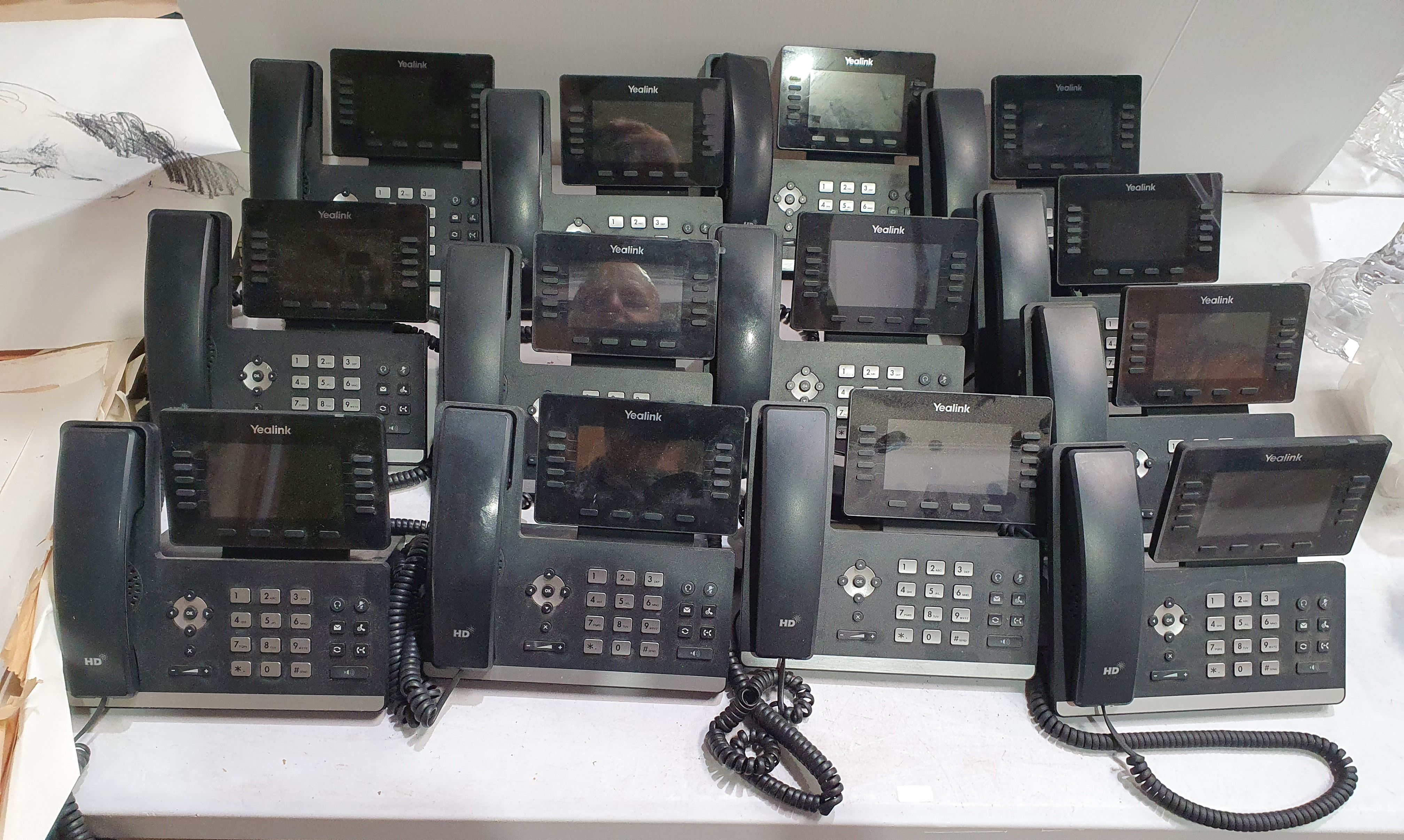 401 · 13 YEALINK OFFICE PHONES