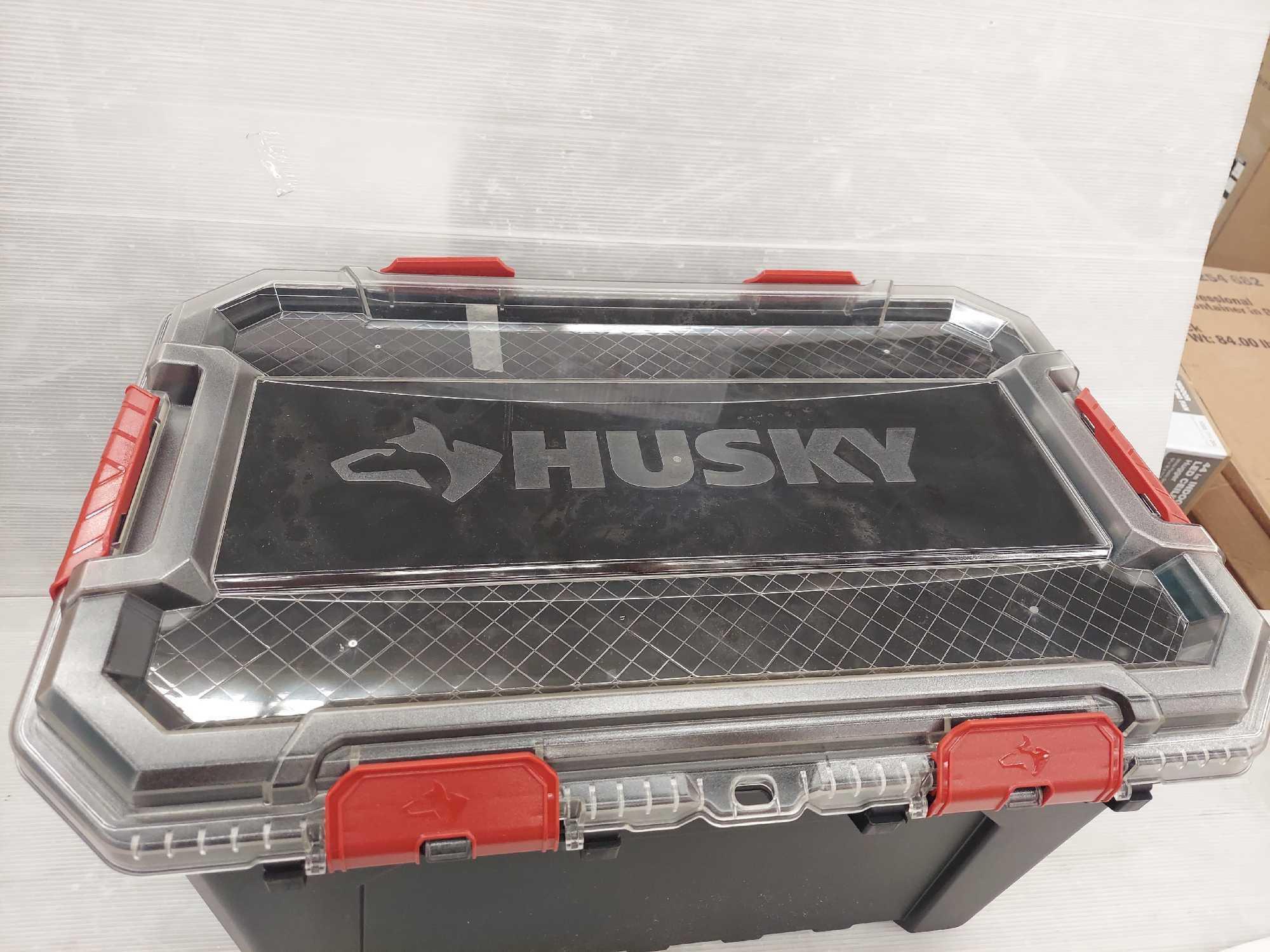 Husky 20 Gal. Professional Duty Waterproof Storage Container with
