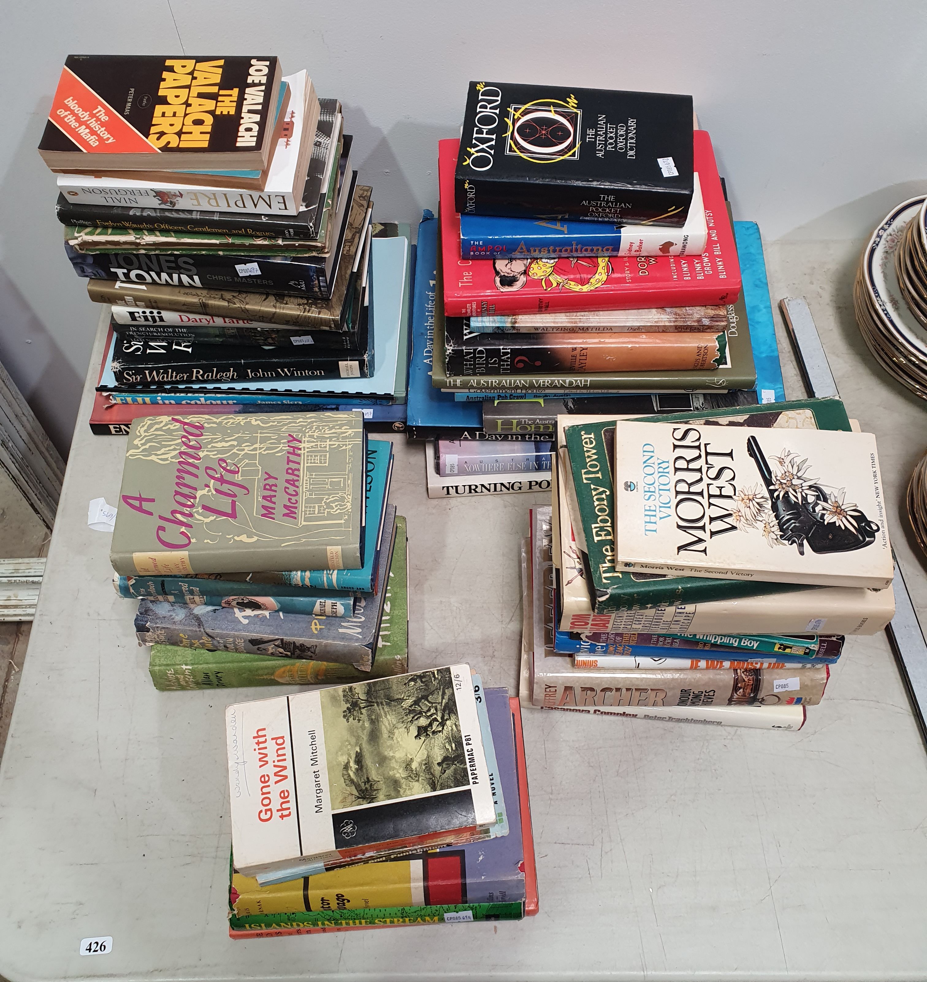 A GROUP OF VARIOUS BOOKS
