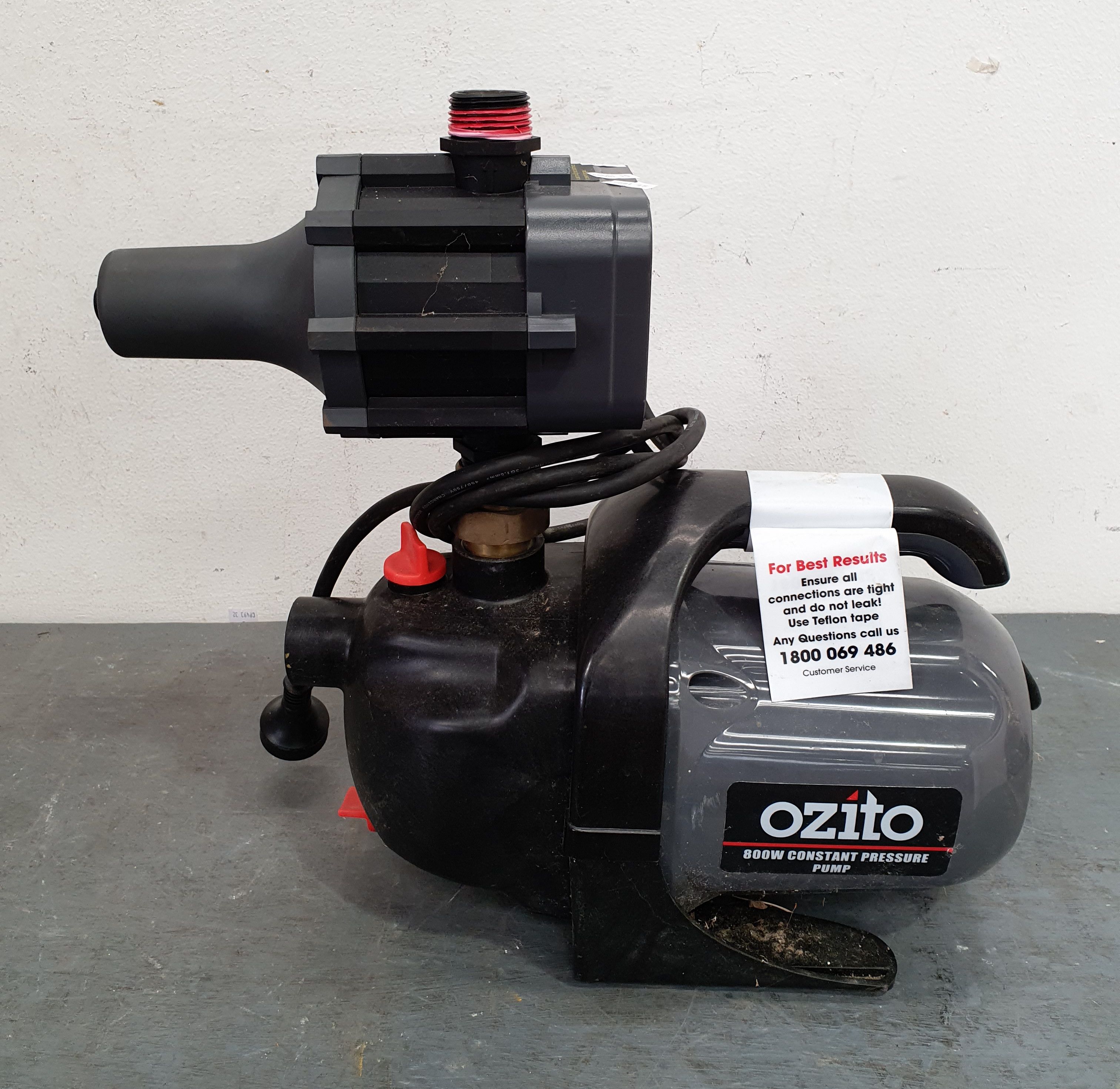 AN OZITO WATER PUMP