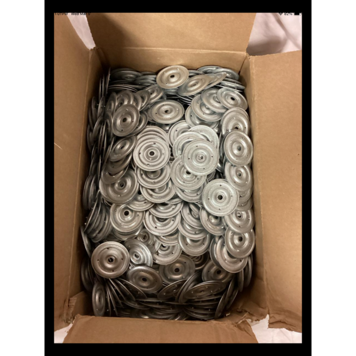 Powers Fasteners 1,000ct Galvalume Plate 2'' Round Barbed .034'' Plate Thickness