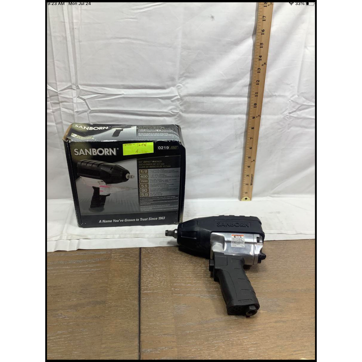 Sanborn 1/2" Impact Wrench - 1/2" Square Drive - 0219