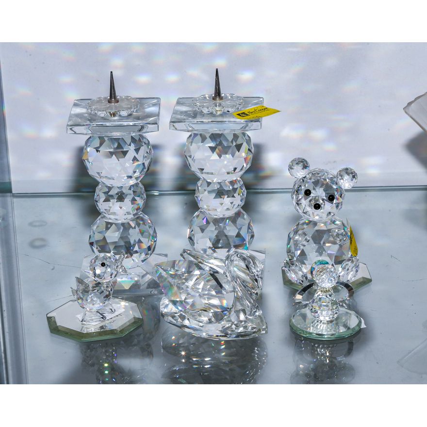 A Small Collection of Swarovski Crystal Items