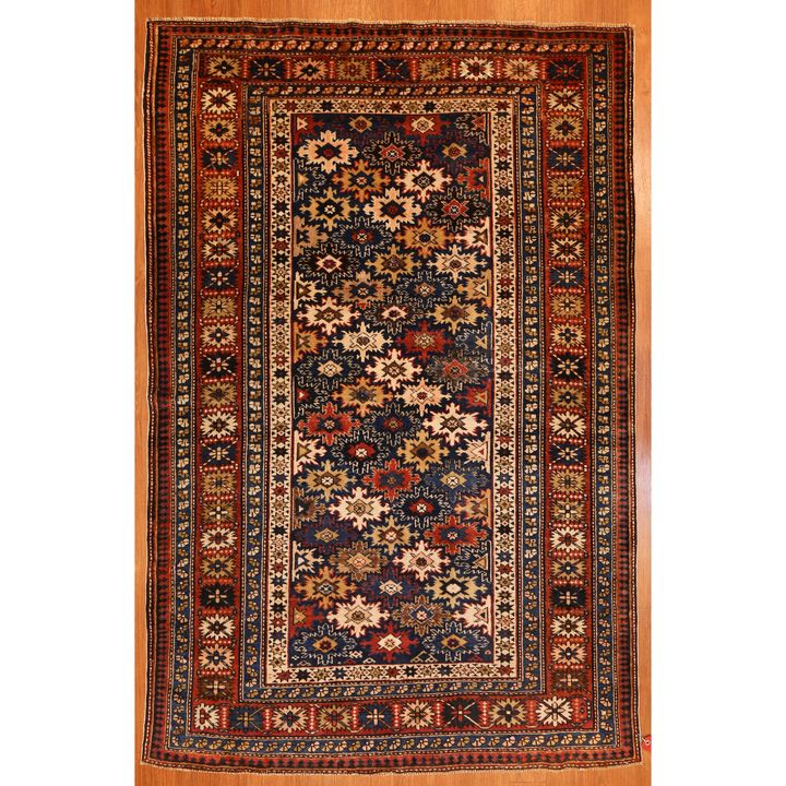 Antique Shirvan Rug, Persia, 4.2 x 6.7