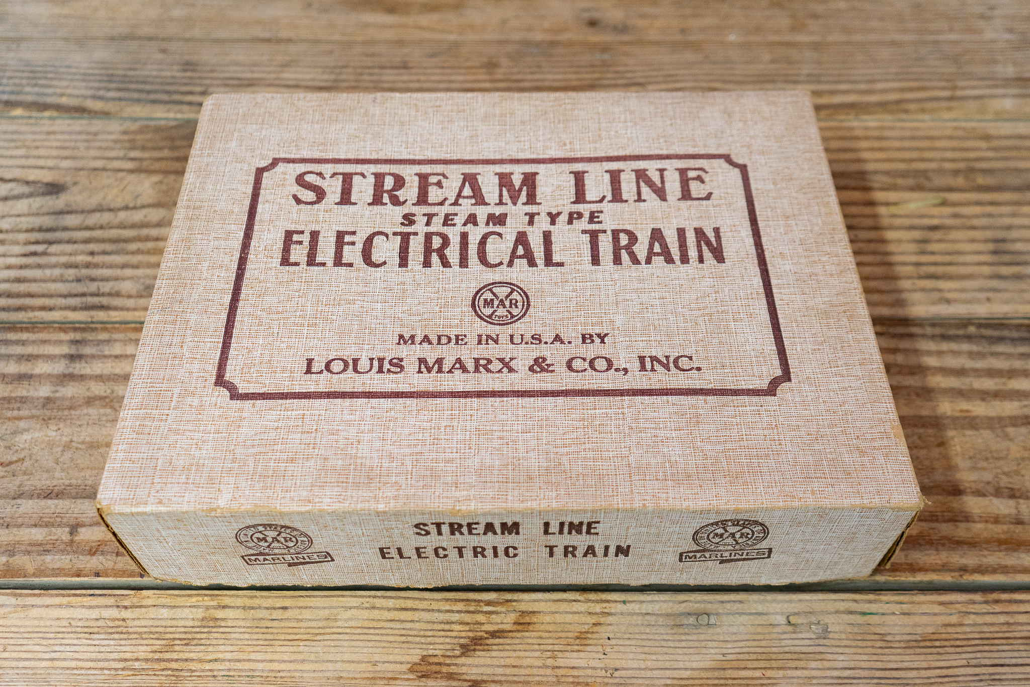 Louis Marx & Co. Stream Line Steam Type Train Set w/ Box | Harritt ...