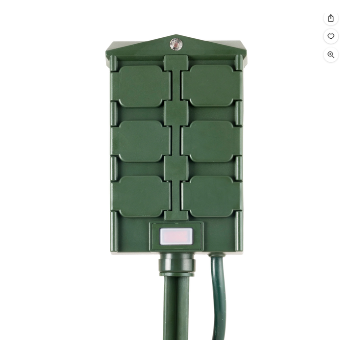 My Touch Smart Outdoor 6 Outlet Evening Preset Timer