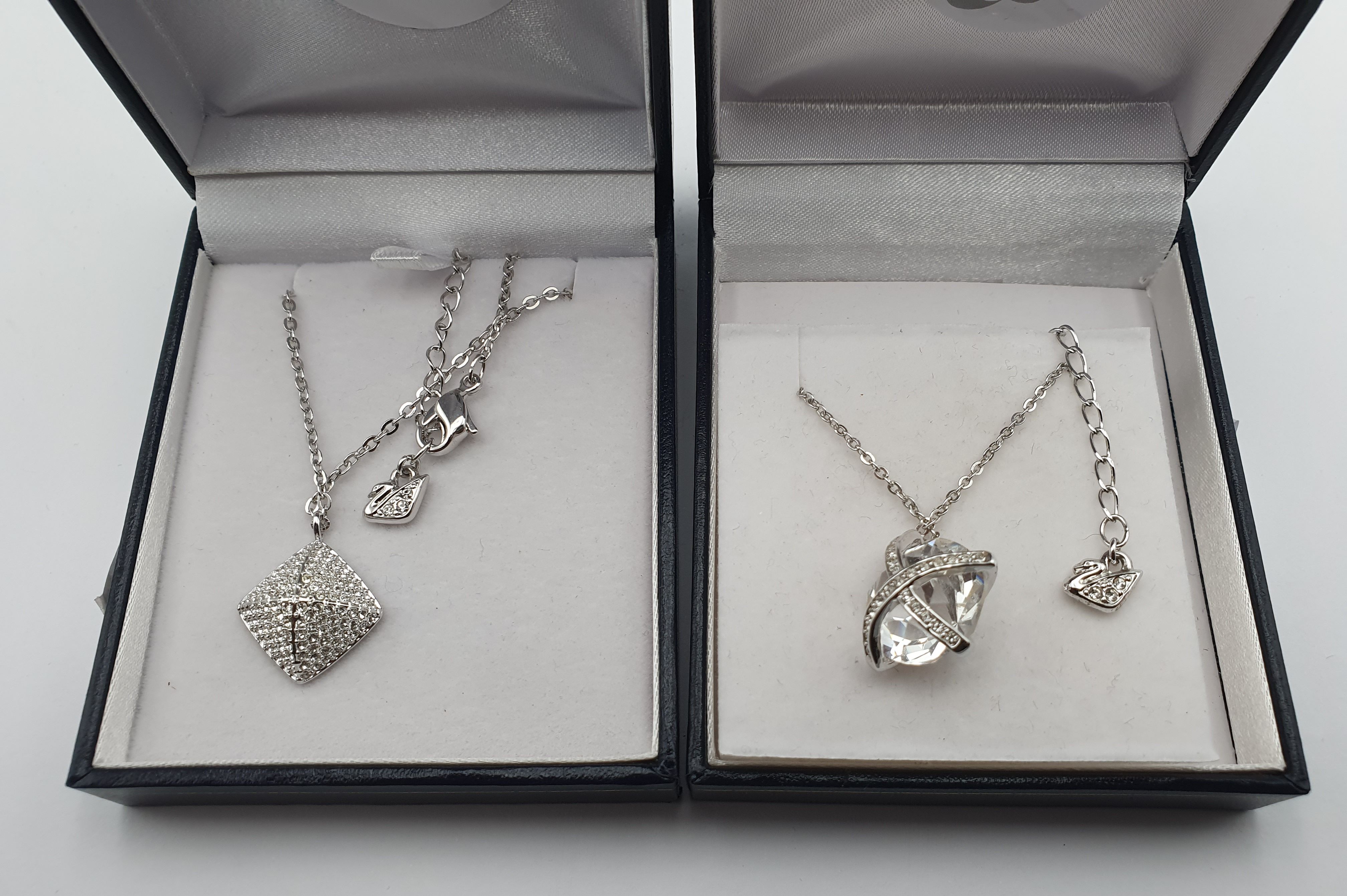 385 · TWO SWAROVSKI NECKLACES