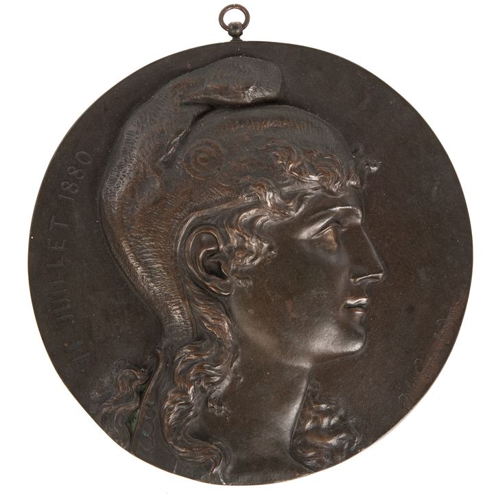Jules Graux. 14 Juillet 1880 Medallion, bronze