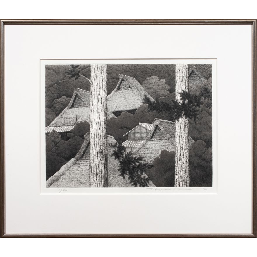 Tanaka Ryohei (1933-2019) - Mountain Village Number 1