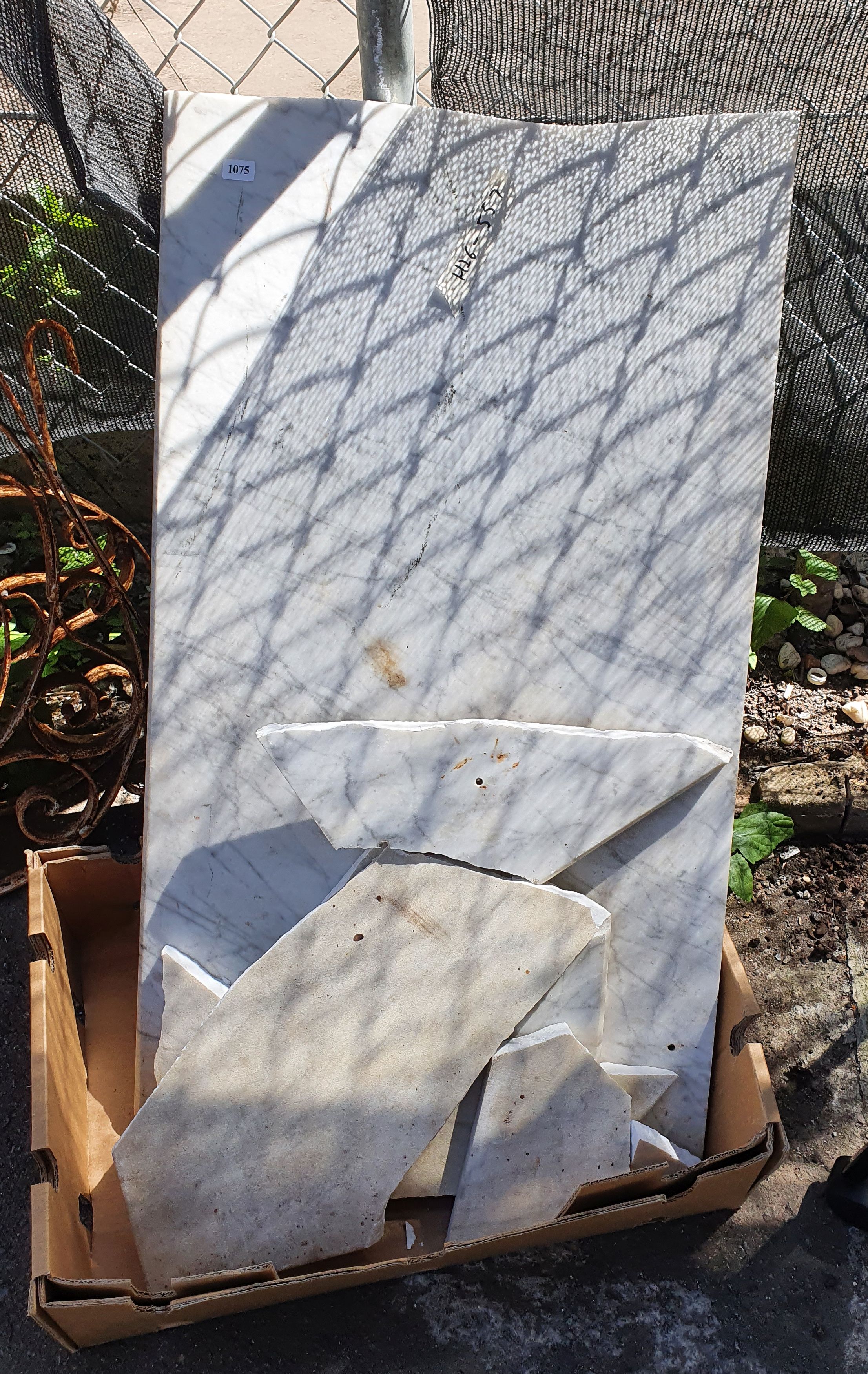 A Group Of Various Sized Marble Pieces