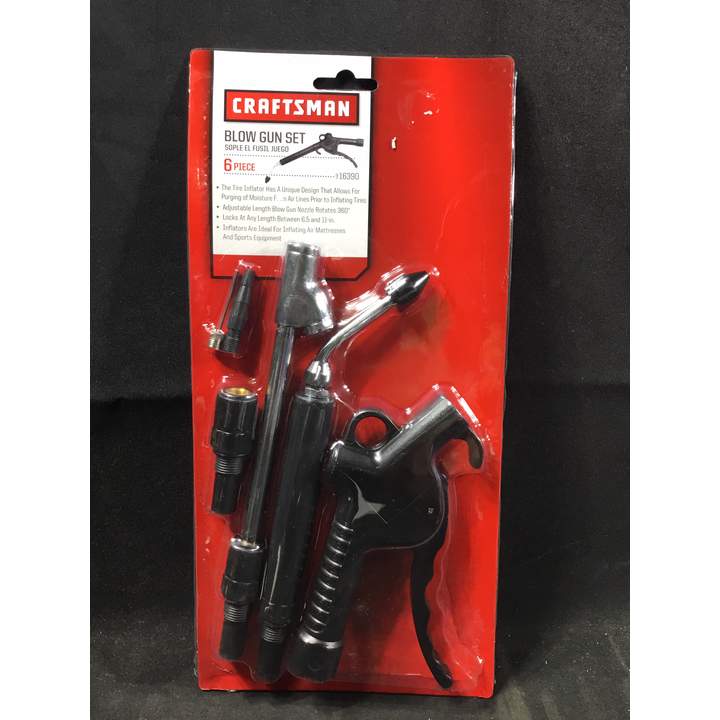 Craftsman 6pc Blow Gun Set