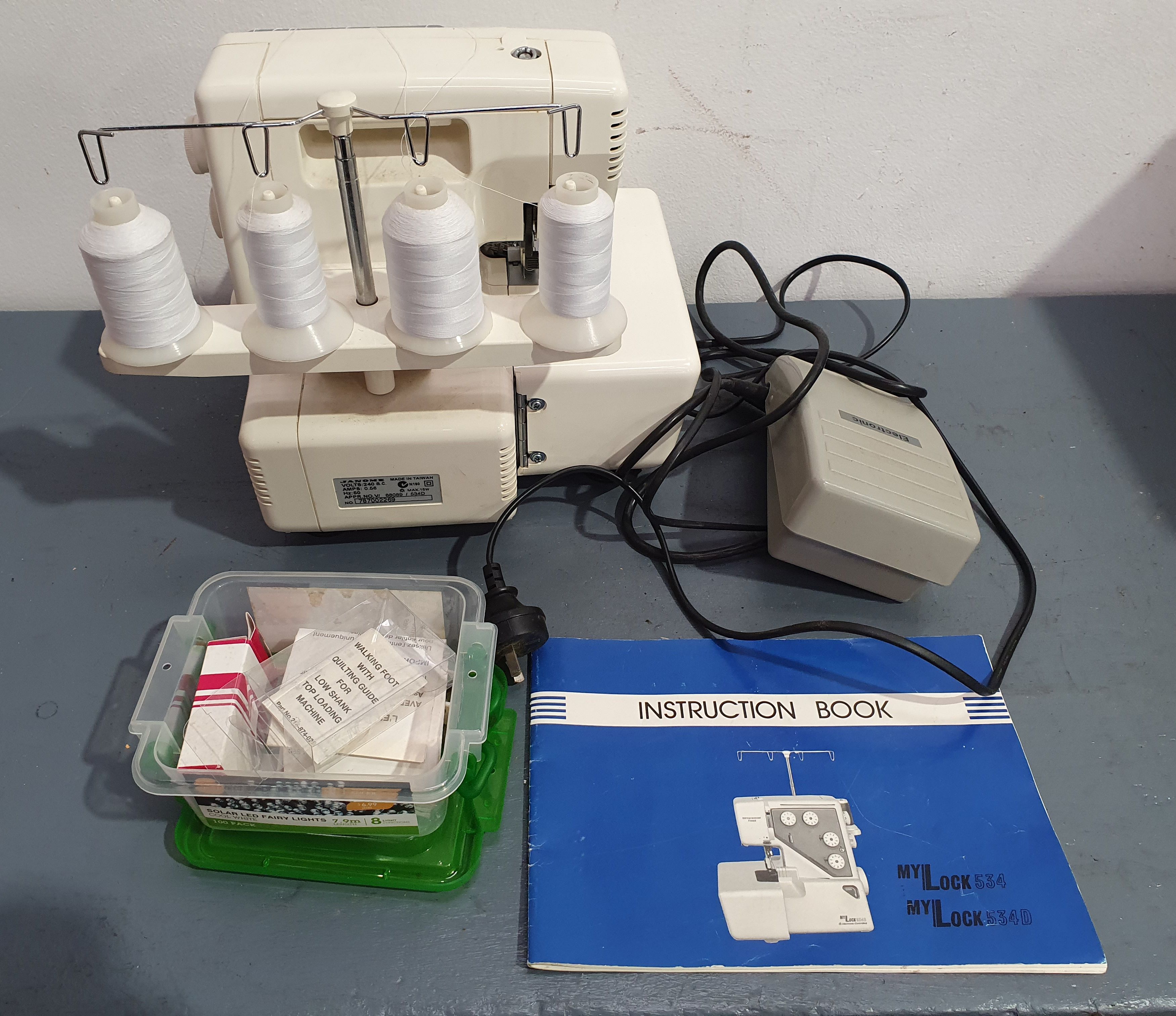 1300 · AN OVERLOCKER SEWING MACHINE