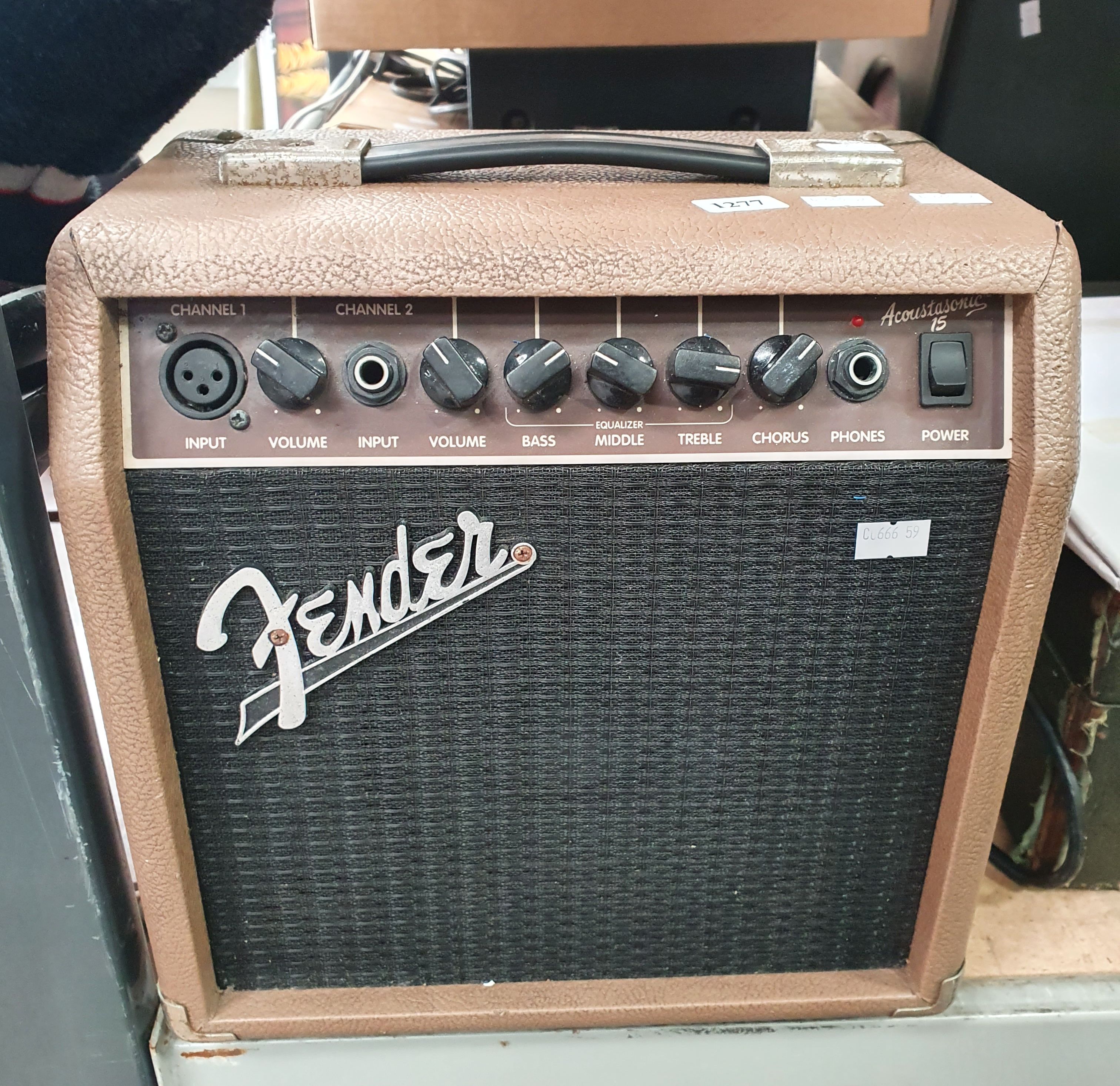 1277 · A FENDER GUITAR AMPLIFIER