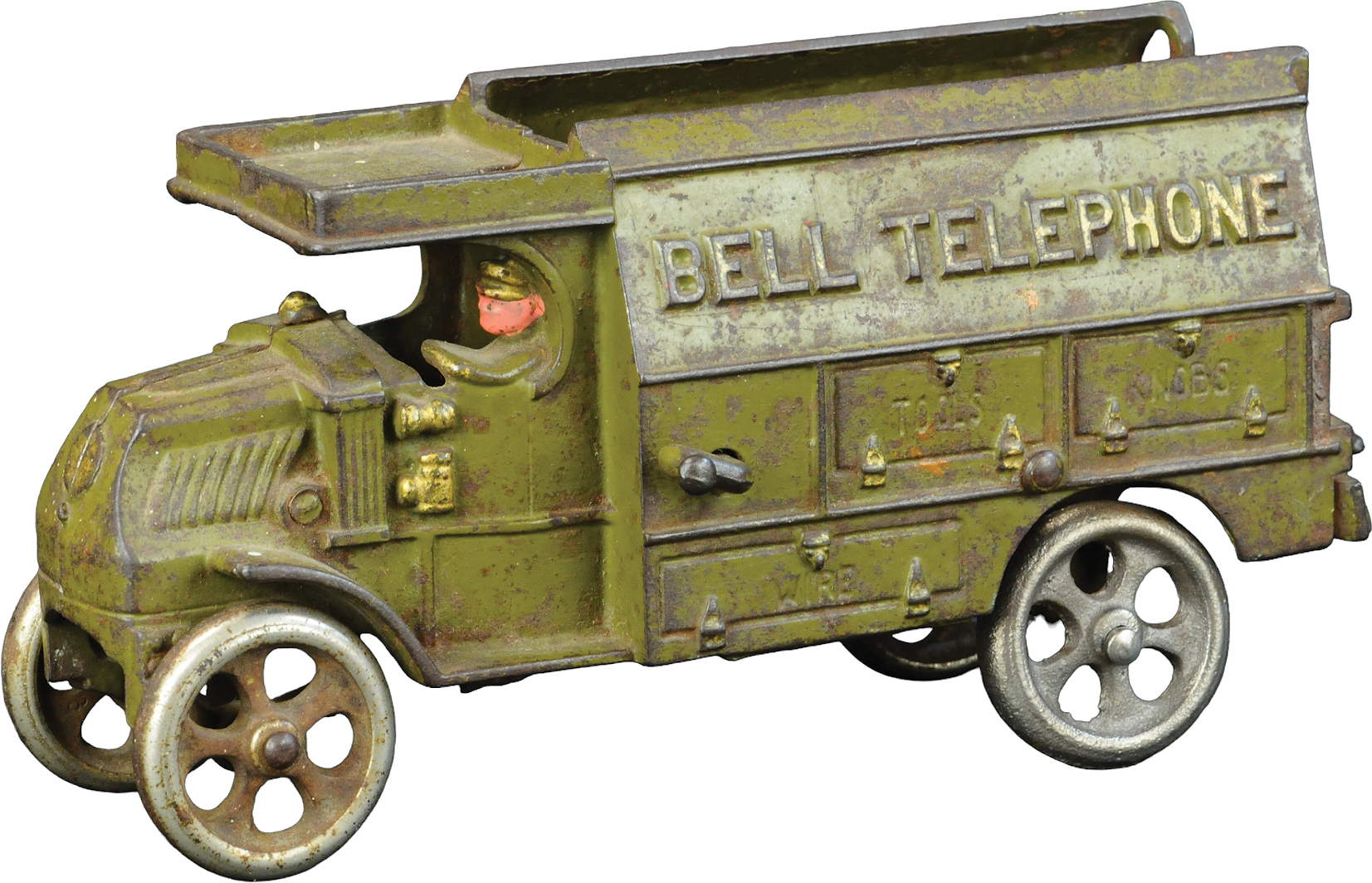 LARGE HUBLEY BELL TELEPHONE TRUCK Bertoia Auctions