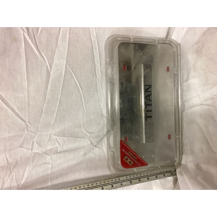 GG Automotive "Titan" Stainless Steel License Plate