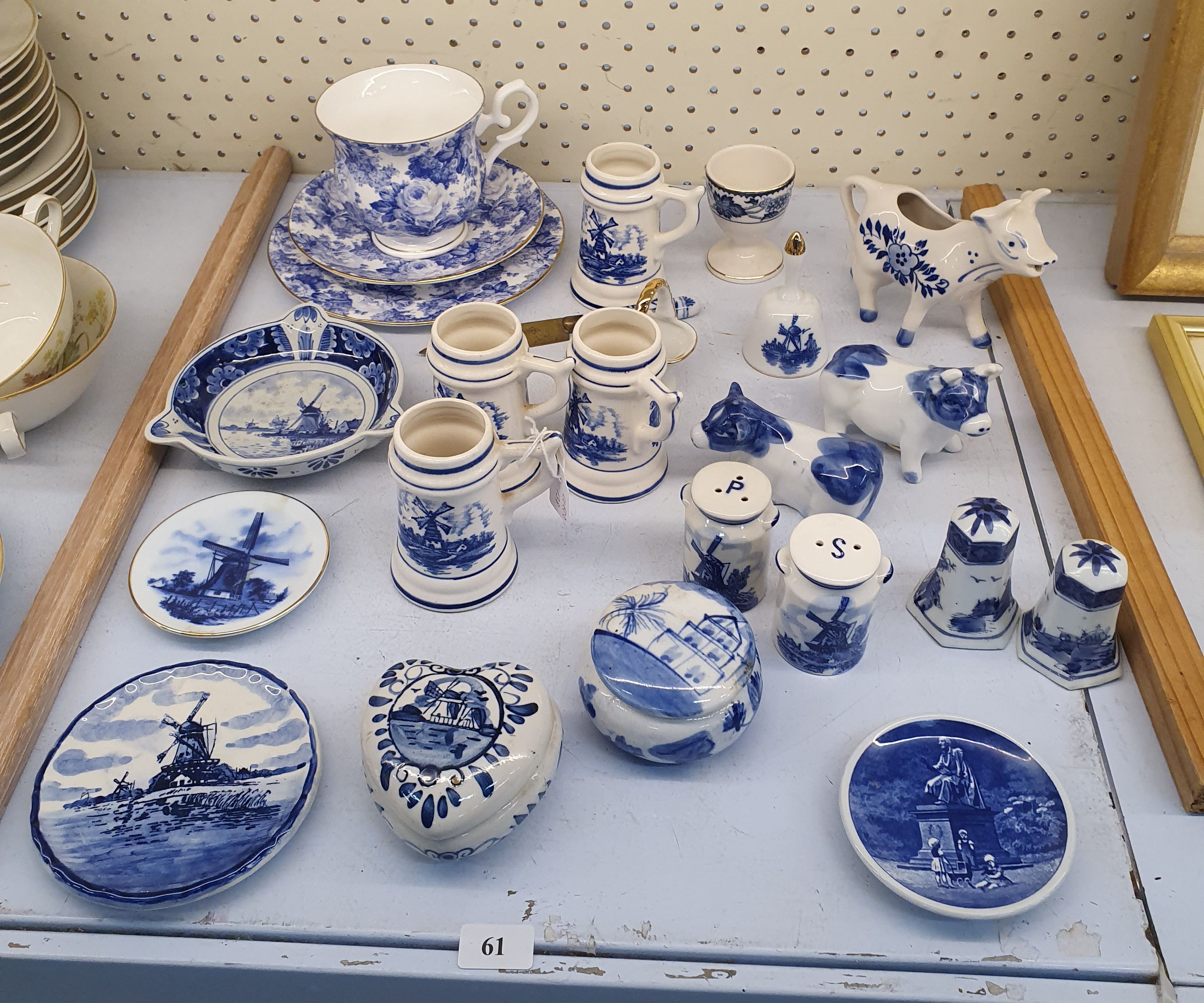A Group Of Blue And White Crockery