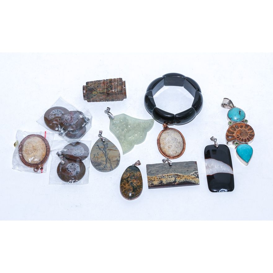 Collection of Hardstone Jewelry