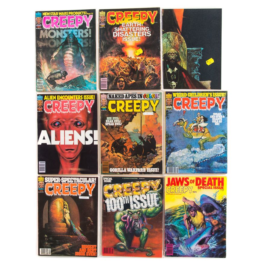 49 Issues of Creepy Magazines