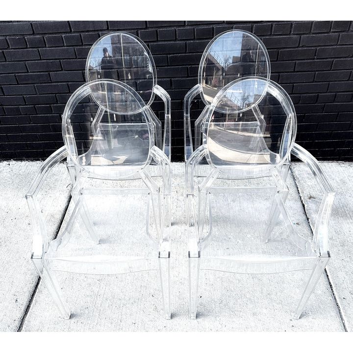 PHILIPPE STARCK for KARTELL Ghost Chair, Set of 4