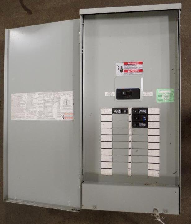 EATON Electrical Panel w/ Breakers, Previously Installed | Bid Venues