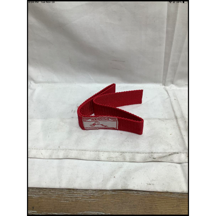 Red Warning Label- 12.5"