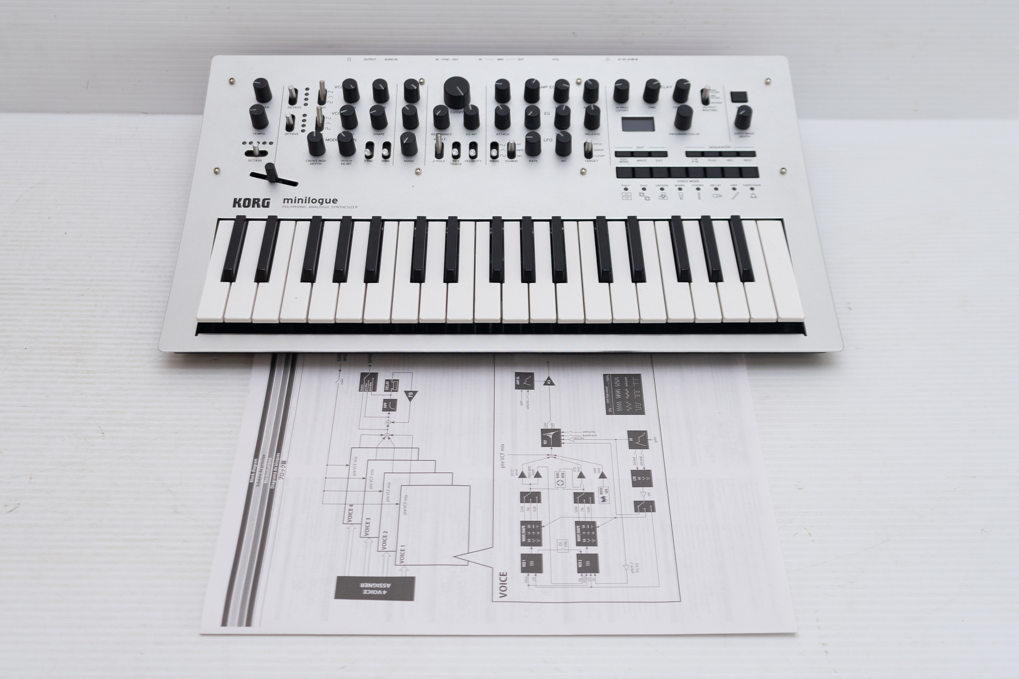 Minilogue Polyphonic Analogue Synthesizer Harritt Group, Inc