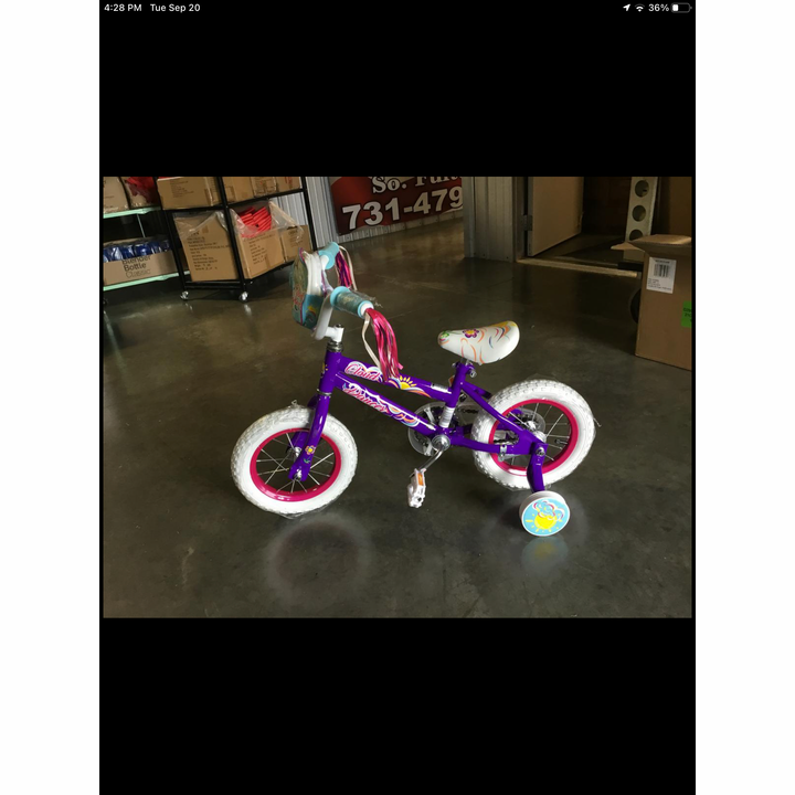 Pacific Girls' Cloud Dancer 12" Bicycle w/Training Wheels