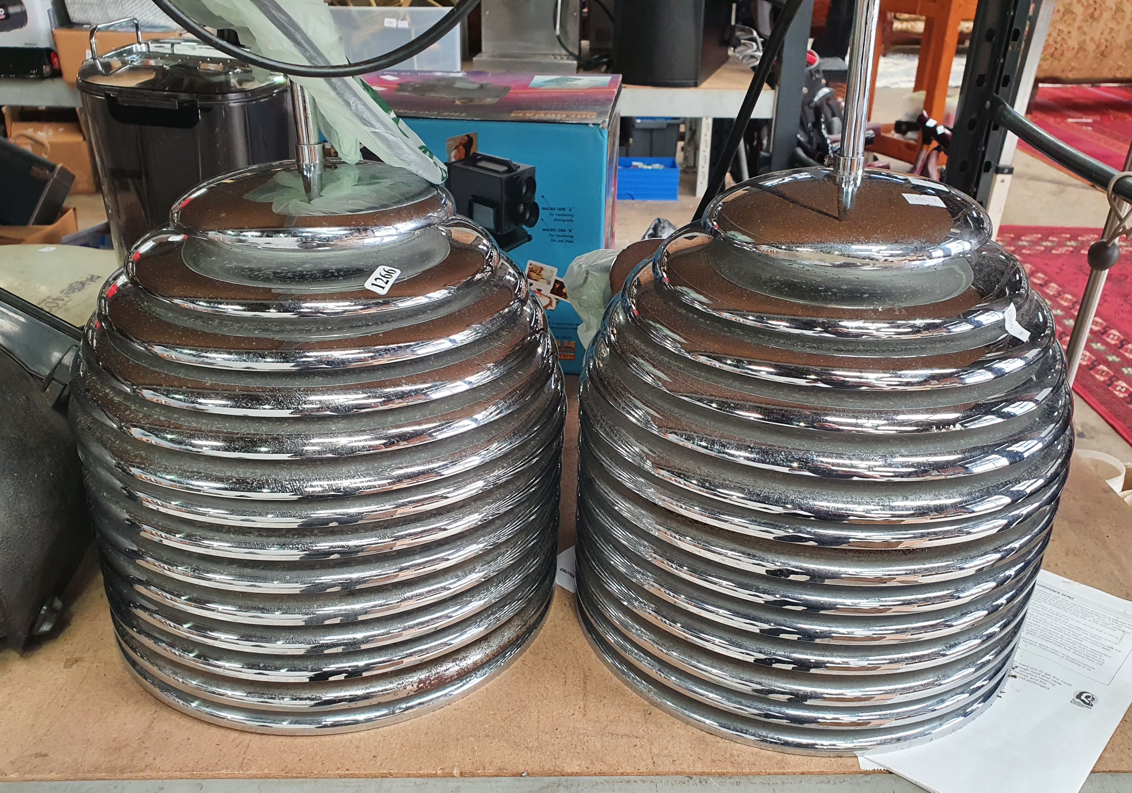 Two Hanging Ceiling Lights